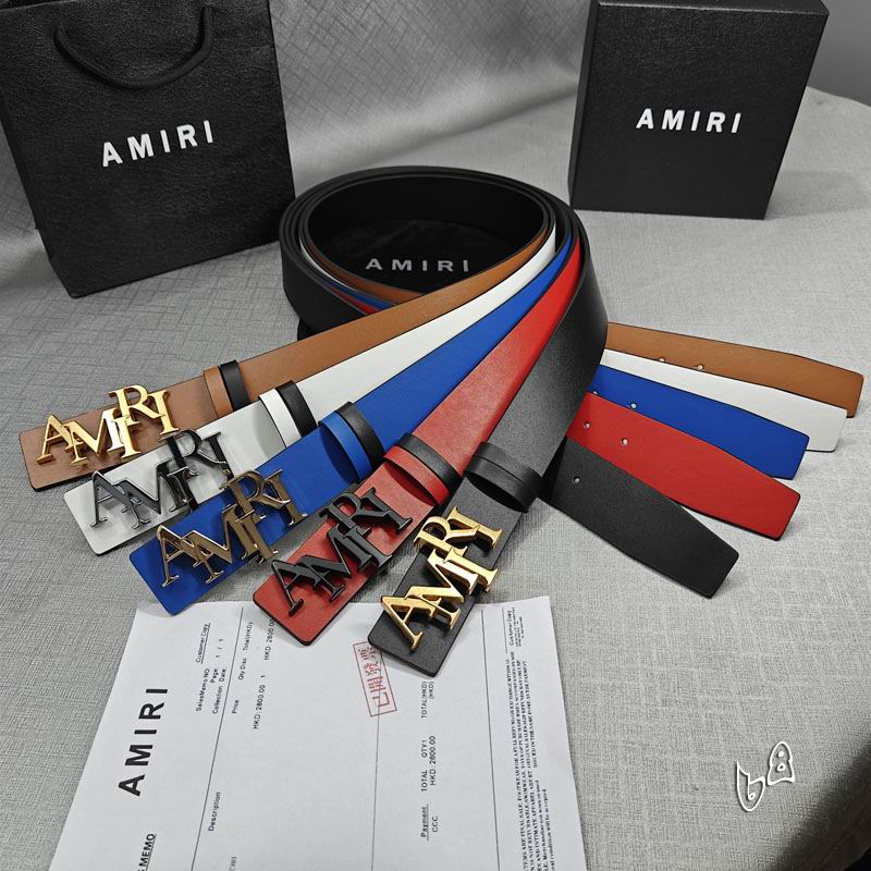 Amiri belt 38mmX90-125cm lb080202